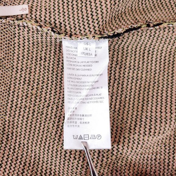 Free People Large Sun in the West Pants Black Magic Combo Boho Chic Wide Leg - Picture 9 of 12